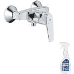 MITIGEUR DOUCHE MÉCANIQUE GROHE QUICKFIX START FLOW + NETTOYANT GROHCLEAN - CHROMÉ