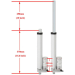 MOTEUR À ACTIONNEUR LINÉAIRE ÉLECTRIQUE 1500N 12V DC 1500N BLANC (1500N 4MM / S)