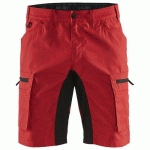 SHORT SERVICES STRETCH ROUGE/NOIR TAILLE 50 - BLAKLADER