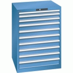 ARMOIRE BLEU CAP. 717X725X1000 AVEC 10 TIR. 75KG - LISTA