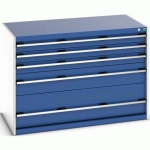 BOTT 1 ARMOIRE À TIROIRS SL-1379-5.2 AVEC 5 TIROIRS POUR CHARGE LOURDE - BOTT