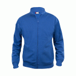 CLIQUE SWEAT BASIC ZIPPÉ HOMME BLEU ROYAL XXL
