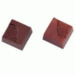 PLAQUE CHOCOLAT 24 EMPREINTES CARRÉ HIÉROGLYPHE  8 G