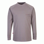 PORTWEST FR33 TEE SHIRT MANCHES LONGUES BIZFLAME FR GRIS - TAILLE XXXL