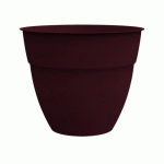 POT ROND ROUGE BOURGOGNE - DIAMÈTRE 30 CM - 11,7 L - OSAKA EDA PLASTIQUES