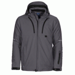 PROJOB 3407 PARKA SOFTSHELL PRIO MATELASSEE GRIS - TAILLE XXXL