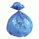 SAC POUBELLE 50 LITRES NF BLEU - 50 SACS