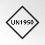 SIGNALISATION DE TRANSPORT NORMALISÉE - UN... - VINYLE ADHÉSIF - 100 X 100 MM  - 250 X 250 MM - PVC