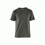 T-SHIRT DE TRAVAIL RESPIRANT 100% COTON UNI 3525 - VERT ARMÉE - M BLAKLADER