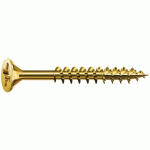 VIS UNIVERSELLE - TÊTE FRAISÉE - POZIDRIV - FILETAGE PARTIEL - 4,5 X 40 MM - PAR 500 SPAX