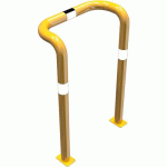 ARCEAU DOUBLE FACE PROFONDE CHEVILLER-JAUNE/NOIR-750X1150MM - SCHAKE