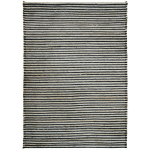 THEDECOFACTORY - CARAVELLE - TAPIS EN LAINE, JUTE ET COTON TRESSE GRIS 120X170 - GRIS