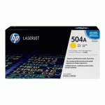 HP 504A TONER LASERJET JAUNE AUTHENTIQUE
