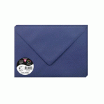 LOT DE 2 - PAQUET DE 20 ENVELOPPES POLLEN 162X229MM 120G/M² - BLEU NUIT