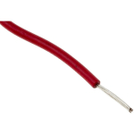 FILS DE CONNEXION RS PRO UL1007, 7 0,08 MM² 28 AWG, 300 V, PVC ROUGE, 100M ( PRIX POUR BOBINE DE 100 MÈTRES )