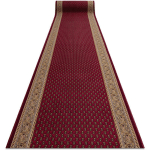 TAPIS DE COULOIR ANTIDÉRAPANT INCA BORDEAUX 80CM RED 80X190 CM