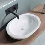 SOGOOD® LAVABO VASQUE À POSER EN CÉRAMIQUE LAVE MAIN BLANC 60 X 41,5 X 11,5 CM BRUXELLES5056 - BLANC