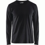 T-SHIRT MANCHES LONGUES NOIR TAILLE 4XL - BLAKLADER