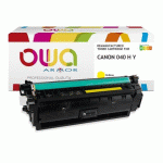 TONER REMANUFACTURÉ OWA - HAUTE CAPACITÉ - JAUNE - POUR CANON 040HY - TONER COMPATIBLE