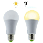 BARCELONA LED - AMPOULE LED E27 7W AVEC CAPTEUR DE LUMINOSITÉ - BLANC CHAUD - BLANC CHAUD