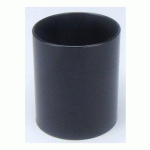 POT À CRAYONS PLASTIQUE ROND - NOIR