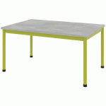 TABLE COMITE 180X80 T1 - 4P STRT ABS CHROMIX ARG/VERT GRANNY - RODET