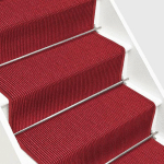 KARAT - TAPIS D'ESCALIER EN SISAL SYLT ROUGE 66 X 450 CM - ROUGE