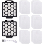 FILTRES HEPA DE RECHANGE POUR ACCESSOIRES D'ASPIRATEUR ZU60 NV255 NV251 COMPARÉS AUX PIÈCES 1238FT60 ET 1239FT60