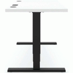 BUREAU PREMIUM RÉGLABLE ELEMENTS SOLID 2000 - BLANC - NOIR - ACTIFORCE