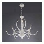 INSPIRED LLAMAS SUSPENSION 15 LUMIÈRES G4 BLANCHE, NON COMPATIBLE LED/CFL