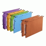 LOT DE 25 - DOSSIER SUSPENDU POUR ARMOIRES KRAFT ULTIMATE AZV ELBA FOND 15 MM ORANGE