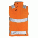 GILET HAUTE VISIBILITÉ HYDROFUGE ORANGE FLUORESCENT TAILLE L - BLAKLADER