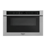 HOTPOINT MH 400 IX - MICRO-ONDES COMBINÉ ENCASTRABLE INOX ANTI-TRACE - 22L - 750 W - GRILL 700 W