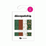 LOT DE 6 - ASSORTIMENT DE 4 PAPIERS FOIL NOËL - FOREST NATURE - ASSORTIMENT