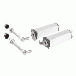 PAIRE DE CHARNIÈRE À RESSORT SWING POUR PORTILLON 150MM - LOCINOX - P00009389