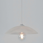 SUSPENSION DÔME EN VERRE Ø30 CM OPALE - MANUTAN COLLECTIVITÉS