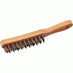 BROSSE MÉTALLIQUE - MANCHE BOIS SAM OUTILLAGE