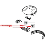 CAPTEUR DROIT + SUPPORT (RS-2230001042) ASPIRATEUR ROBOT ROWENTA