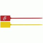 COLLIERS DE SERRAGE À MAXIPLATINE 7,5 X 275 - PAR 100 - JAUNE
