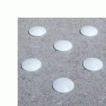 LOT DE 25 - CLOU PODOTACTILE À FRAPPER EN POLYMÈRE FRAPLOX (POLYMÈRE L GRIS, 1 UNITÉ)