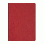 LOT DE 5 - CAHIER BROCHURE AGE BAG A4 192 PAGES LIGNÉ - ROUGE