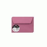 PAQUET DE 20 ENVELOPPES POLLEN 114X162MM 120G/M2 - ROSE HORTENSIA - LOT DE 4