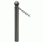 POTELET PROVINCE Ø114 MM CHAINES 1 ANNEAU BOULE GRIS PROCITY - PROCITY