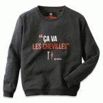 SWEAT À MESSAGE HOMME CSWEAT TAILLE: XXL ANTHRACITE - PARADE