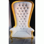 TRONE BAROQUE ROUGE