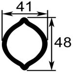 TUBE CITRON LG.3M. DIM.41X48X3 TCM