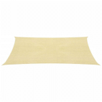 VOILE DE PARASOL PEHD CARRÉ 2 X 2 M BEIGE