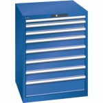 ARMOIRE BLEU SÉCU. 717X725X850 AVEC 8 TIR. 200KG - LISTA