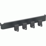 BARRE DE RANGEMENT 4 CROCHETS ANTHRACITE POUR RAIL K-LINE SIDE KESSEBÖHMER