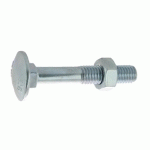 BOULON POUR BOIS À TÊTE RONDE COLLET CARRÉ JAPY CLASSE 4.8 DIN 603/555 6X100 BOÎTE DE 100 - ULTIMA - 80405100